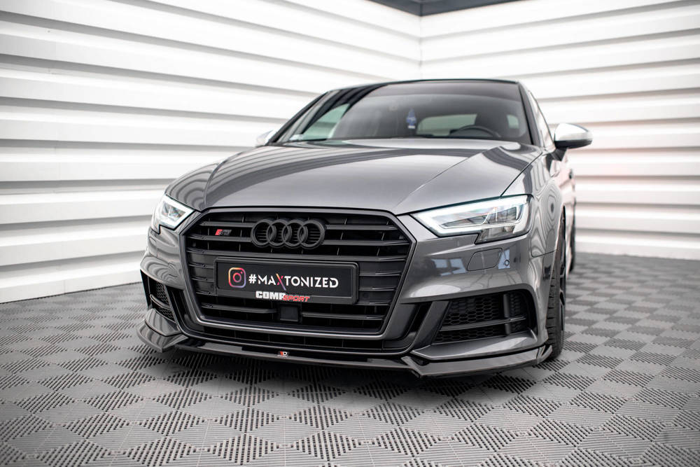 Maxton - FRONT SPLITTER V.3 AUDI S3 / A3 S-LINE SPORTBACK 8V FACELIFT - 4