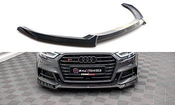 Maxton - FRONT SPLITTER V.3 AUDI S3 / A3 S-LINE SPORTBACK 8V FACELIFT
