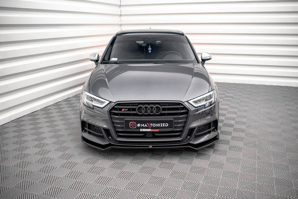 Maxton - FRONT SPLITTER V.2 AUDI S3 / A3 S-LINE SPORTBACK 8V FACELIFT - 2