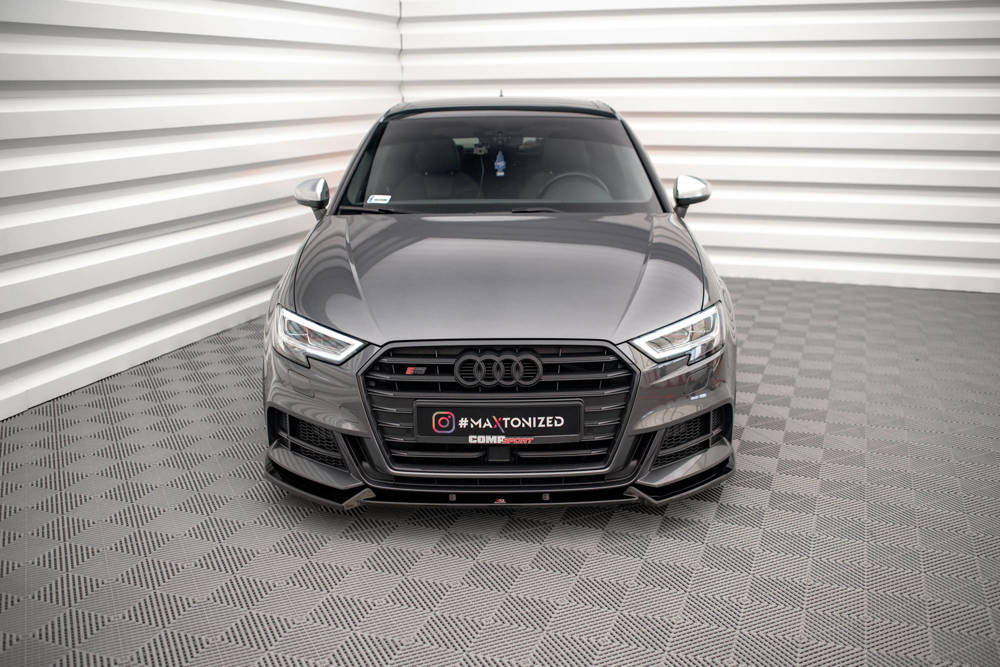 Maxton - FRONT SPLITTER V.1 AUDI S3 / A3 S-LINE SPORTBACK 8V FACELIFT - 2