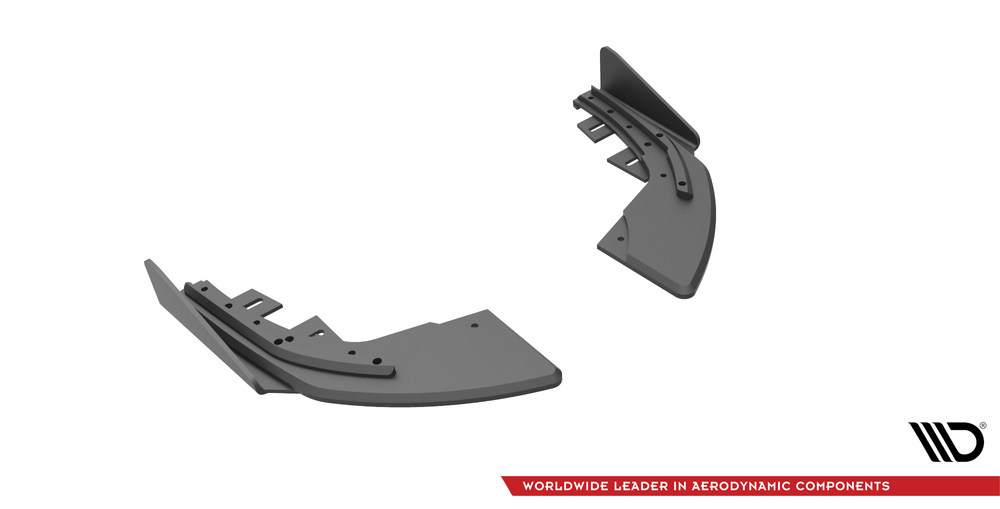 Maxton - STREET PRO REAR SIDE SPLITTERS + FLAPS AUDI S3 SPORTBACK 8V FACELIFT - 5