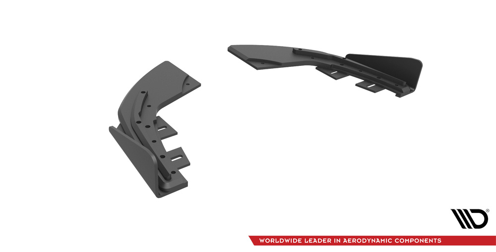Maxton - STREET PRO REAR SIDE SPLITTERS + FLAPS AUDI S3 SPORTBACK 8V FACELIFT - 6