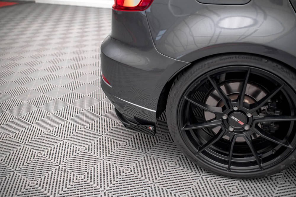 Maxton - STREET PRO REAR SIDE SPLITTERS + FLAPS AUDI S3 SPORTBACK 8V FACELIFT - 3
