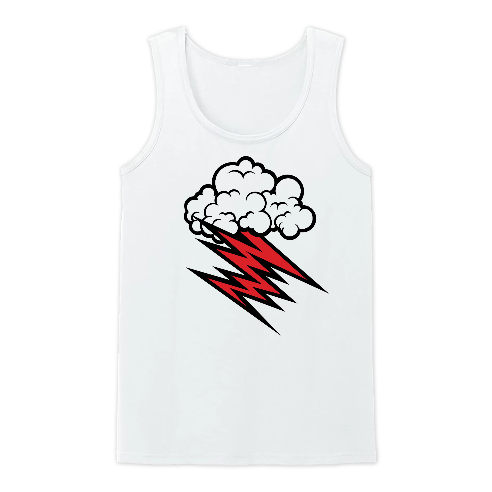 HELLACOPTERS - TANK TOP, CLOUD (WHITE)