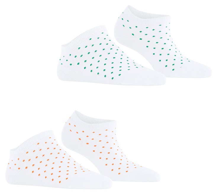 2-Pack Esprit Fine Dot Dam Sneaker Socks