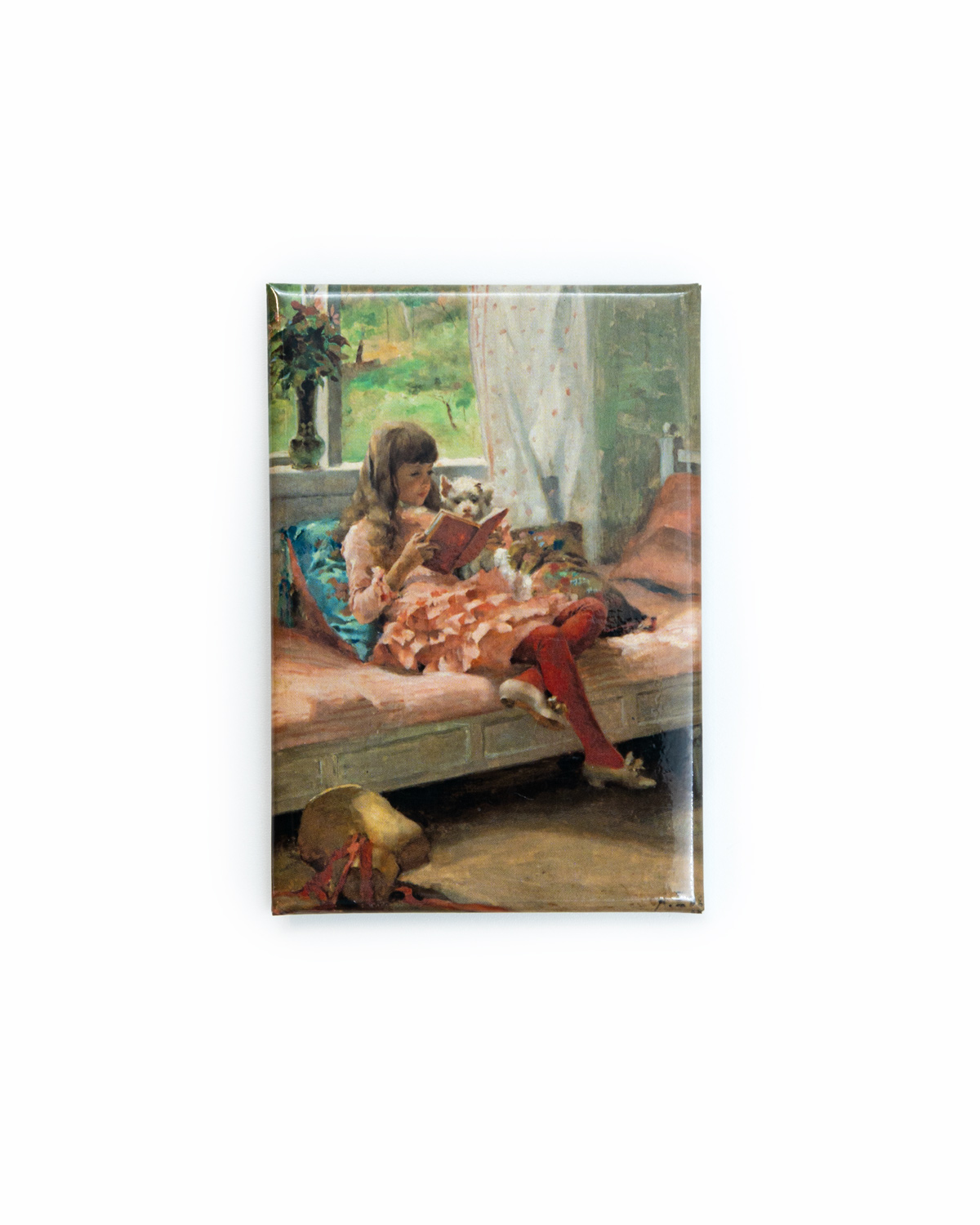 Kylskåpsmagnet, Albert Edelfelt, Goda Vänner II (Berta och Capi)