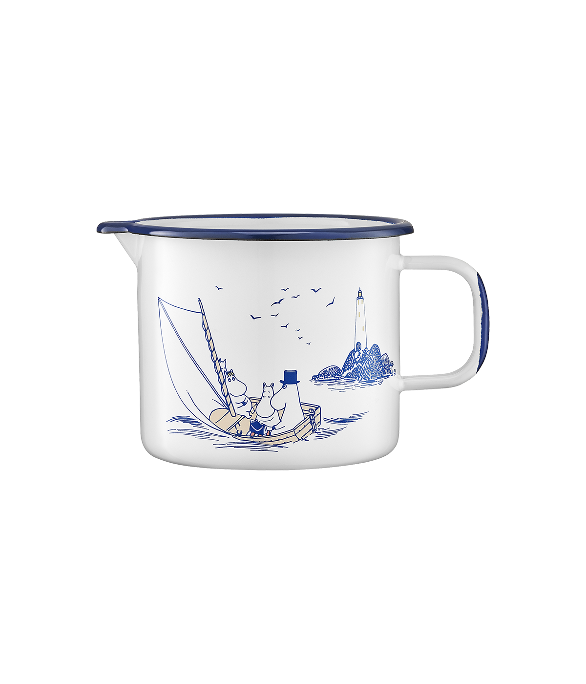 Moomin Enamel Jug 1.3 L - Sailors - 2