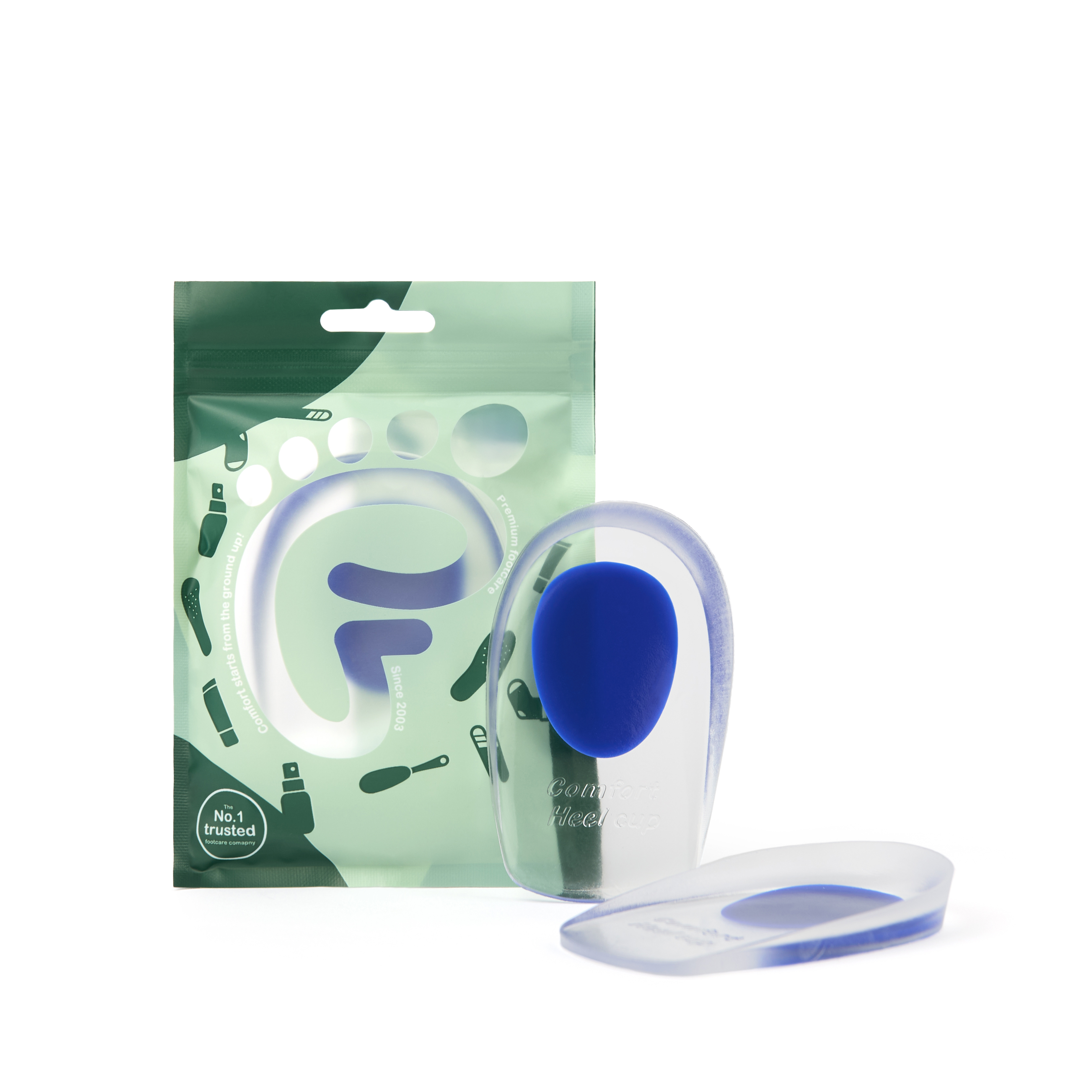 Hälinlägg vid hälsporre - 2 st - Hälskydd med stötdämpning