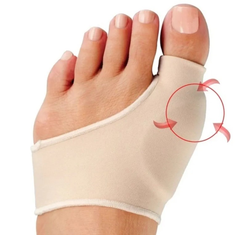 Hallux valgus skydd - 2 st - Strumpa som ger skydd - 2