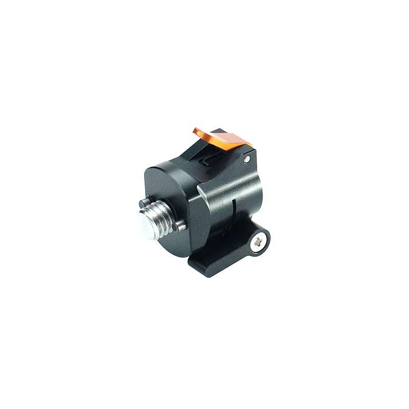 Bright Tangerine 3/8" Anti-Twist Quick Release Bracket - 3