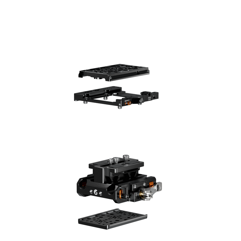 Bright Tangerine LeftField 3 Base Kit for RED V-RAPTOR - 5