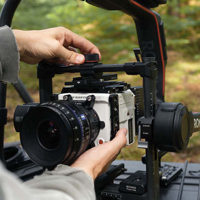 Bright Tangerine LeftField 3 QR Baseplate (DJI Ronin 2) for RED V-RAPTOR - 2