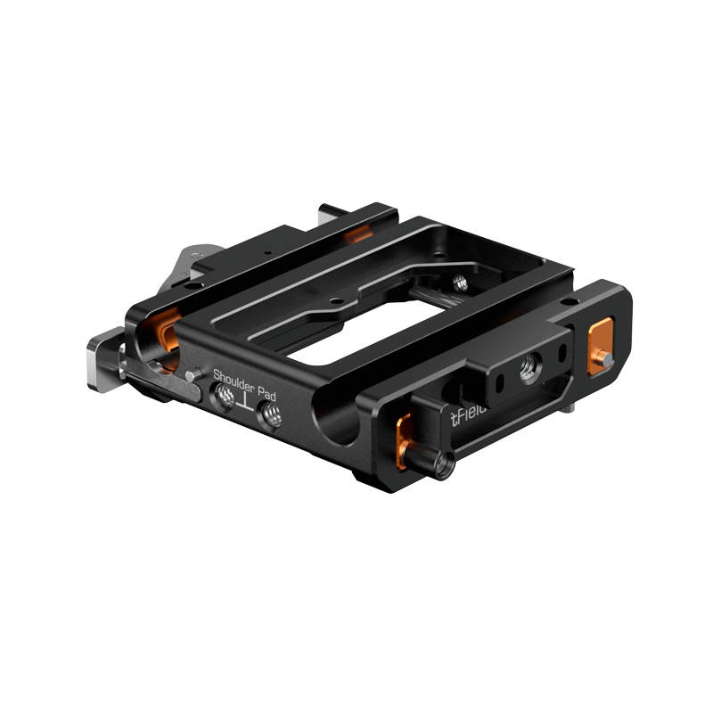 Bright Tangerine LeftField 3 15mm LWS QR Baseplate Core - 2