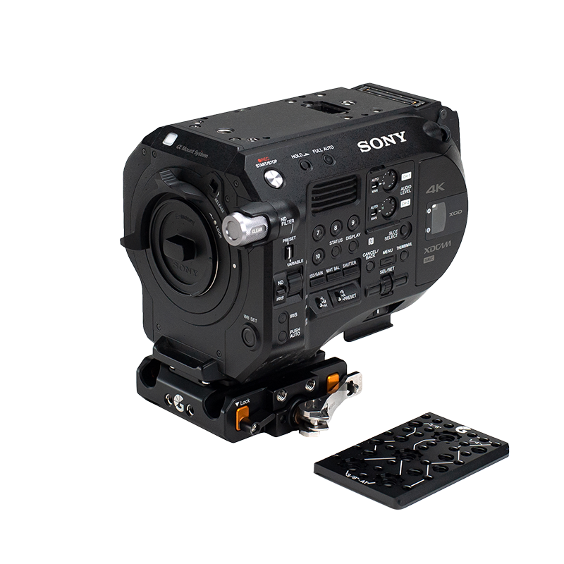 Bright Tangerine LeftField 3 Sony FS7/FX9 QR Baseplate - 5