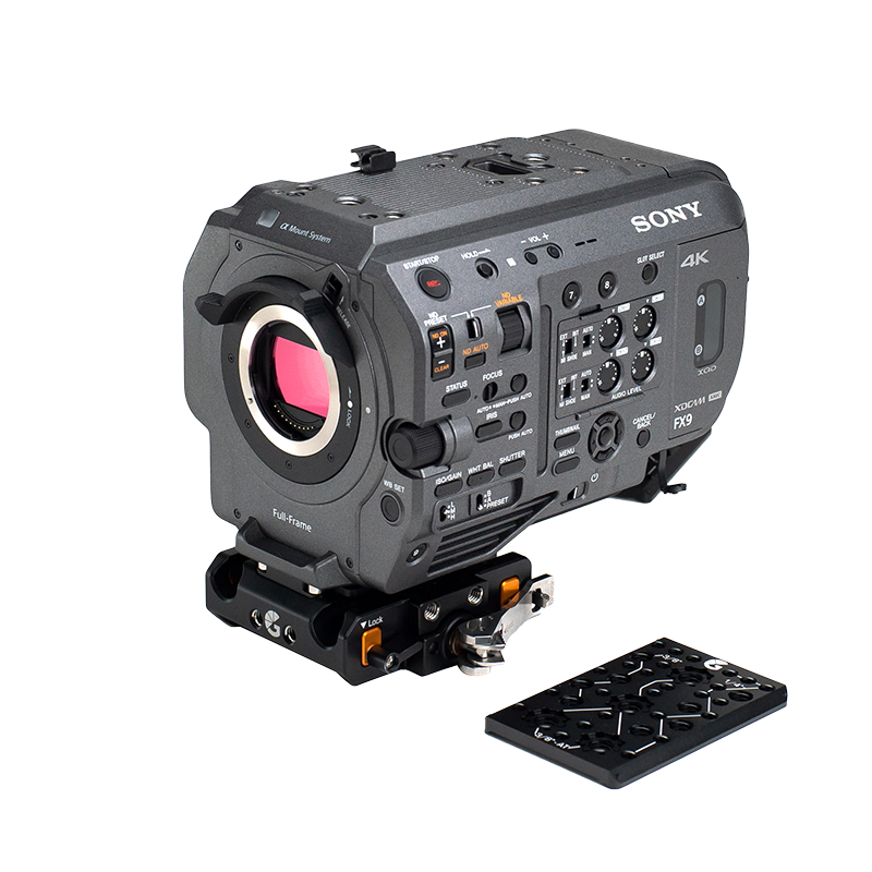 Bright Tangerine LeftField 3 Sony FS7/FX9 QR Baseplate - 4
