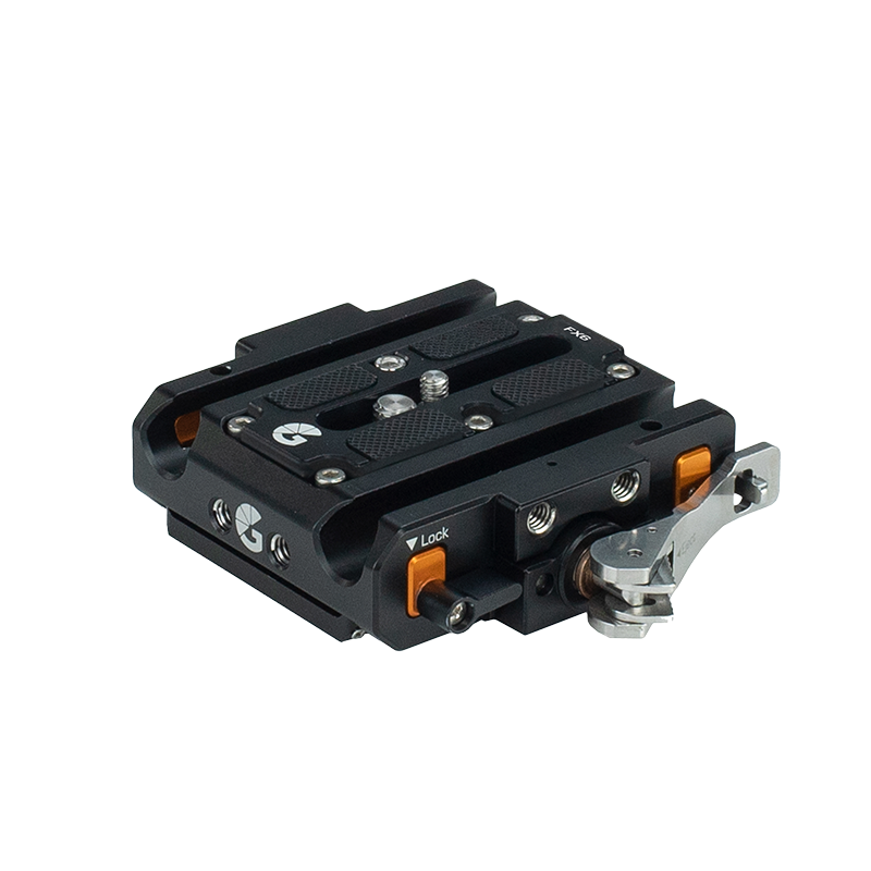 Bright Tangerine LeftField 3 Sony FS7/FX9 QR Baseplate