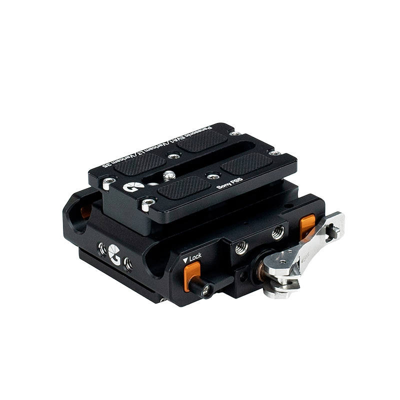 Bright Tangerine LeftField 3 Sony FS5 QR Baseplate