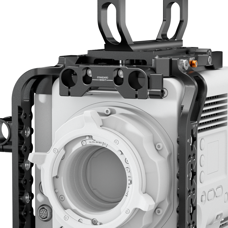 Bright Tangerine Sliding Top Plate for Sony VENICE 1 & 2 - 12