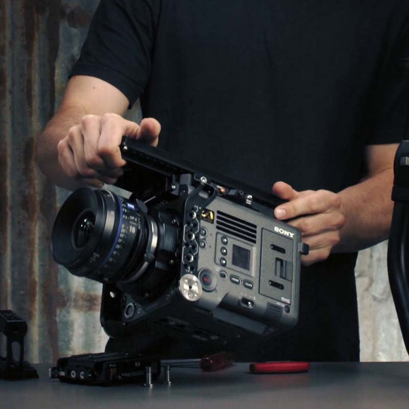 Bright Tangerine Sliding Top Plate for Sony VENICE 1 & 2 - 22