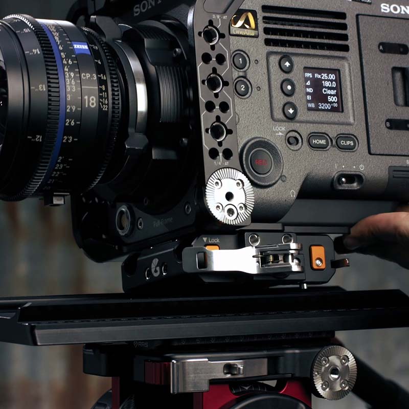 Bright Tangerine Right Side Plate for Sony VENICE 1 & 2 - 4
