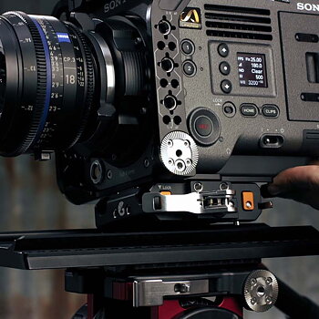 Bright Tangerine Left Side Plate for Sony VENICE 1 & 2