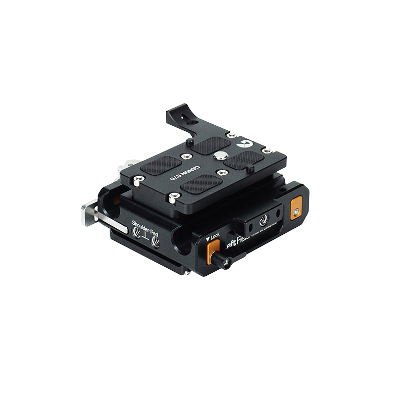 Bright Tangerine LeftField 3 Canon C70 QR Baseplate (Standard) - 3