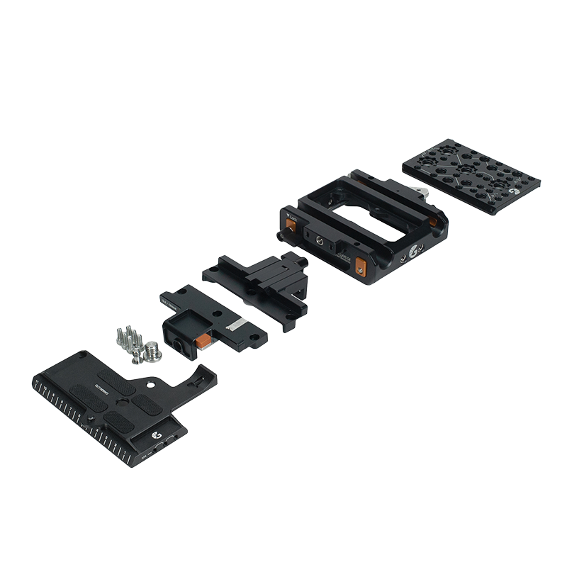 Bright Tangerine LeftField 3 Canon C70 QR Baseplate (DJI RS 2 & RS 3) - 5