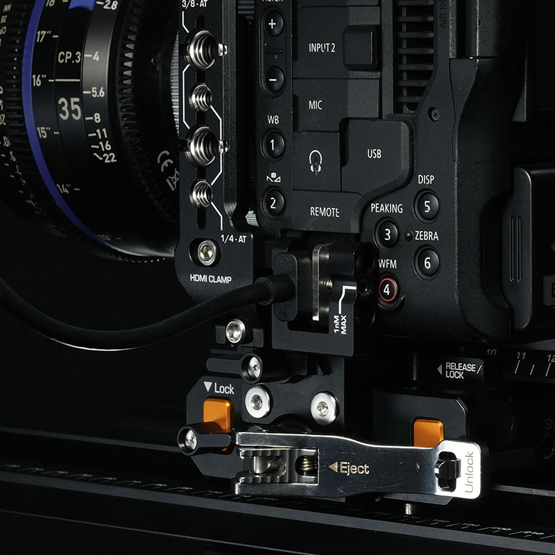Bright Tangerine LeftField 3 Canon C70 QR Baseplate (DJI RS 2 & RS 3) - 9