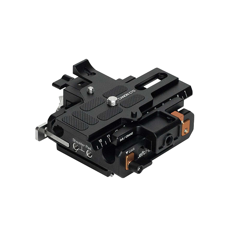 Bright Tangerine LeftField 3 Canon C70 QR Baseplate (DJI RS 2 & RS 3) - 4