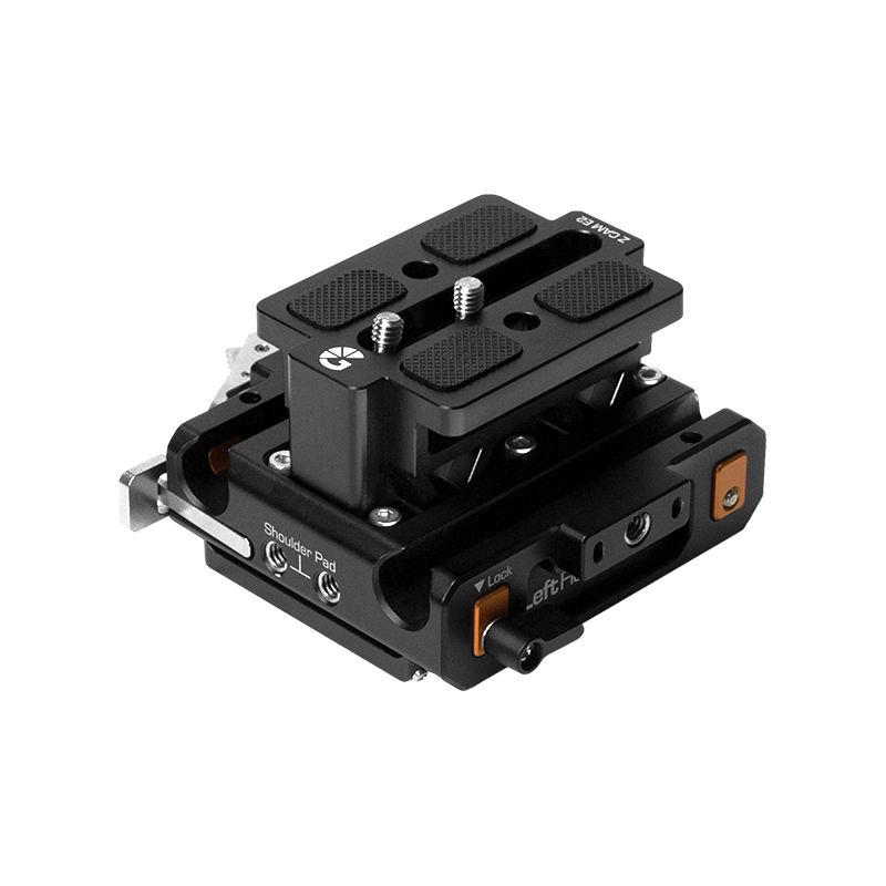 Bright Tangerine LeftField 3 Z Cam QR Baseplate - 4