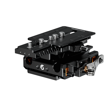 Bright Tangerine LeftField 3 QR Baseplate for RED KOMODO & KOMODO-X (DJI RS 2 & RS 3)