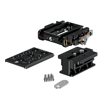 Bright Tangerine LeftField 3 QR Baseplate (Standard) for RED KOMODO & KOMODO-X