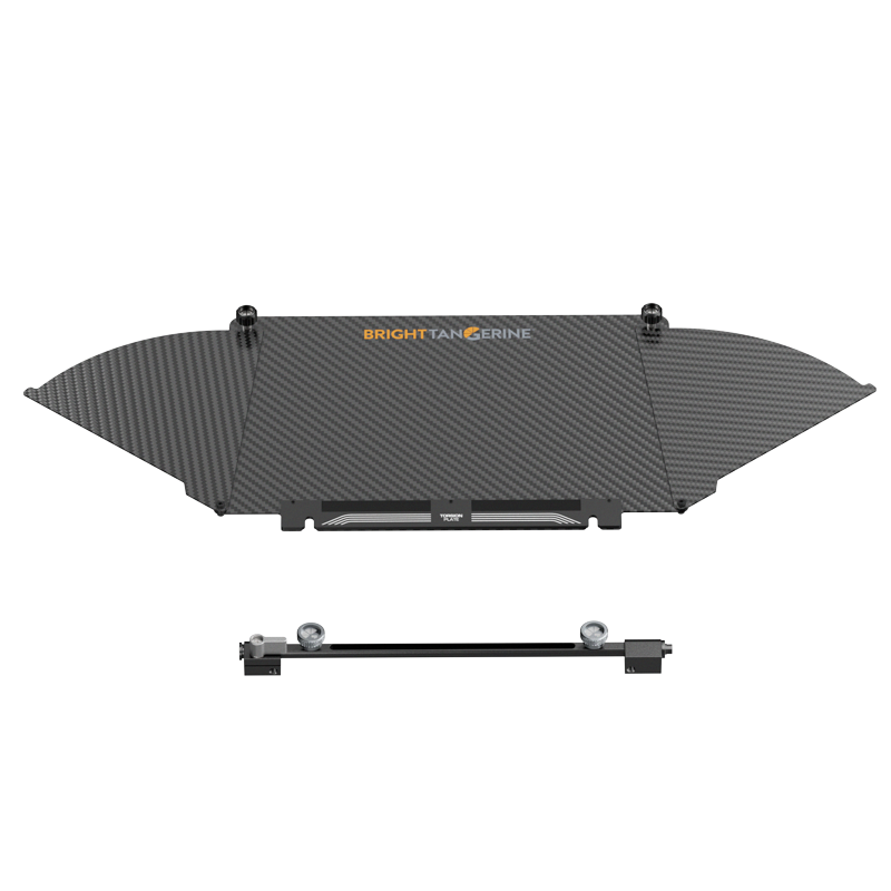 Bright Tangerine Carbon Fibre Bottom Flag (Misfit Kick & 360 Mk II)