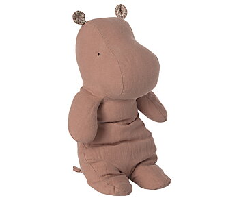 Maileg, stuffed animal, Hippopotamus, medium, Old rose