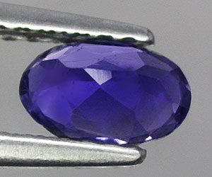 Preciosa piedra preciosa de iolita natural ovalada de 0,40 ct. - 2
