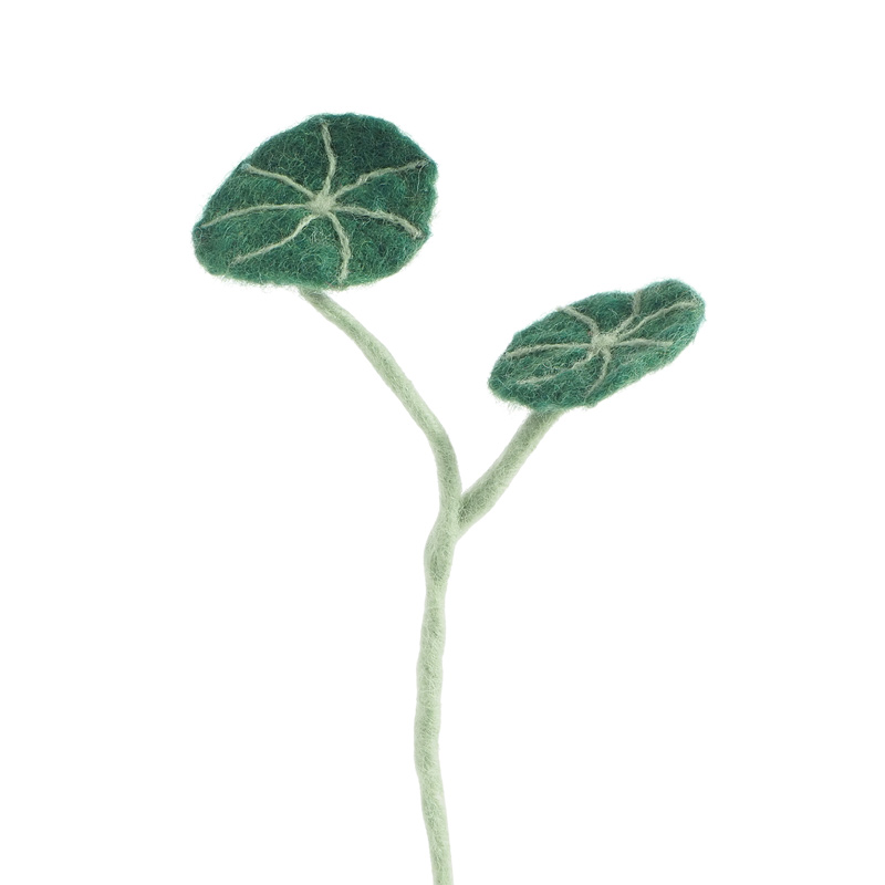 Blatt-Blume Stephanie in grün