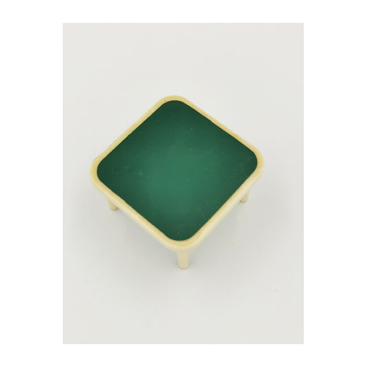 Dukkehus Second Hand - Grønt Plastbord Vintage Lundby skala