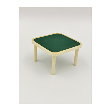 Dollhouse Second Hand - Green Plastic Table Vintage Lundby scale