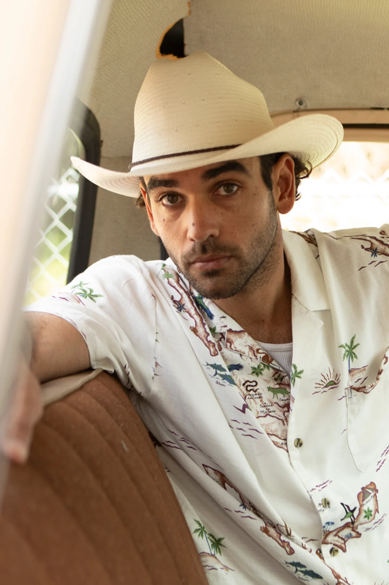 Range cowboyhatt straw  - 5