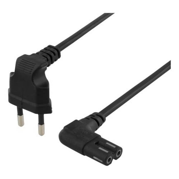 Apparatkabel Vinklad 2m