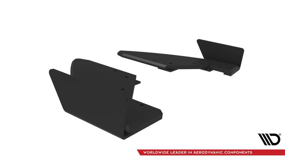 Maxton - STREET PRO REAR SIDE SPLITTERS + FLAPS AUDI TT S 8S FACELIFT - 7