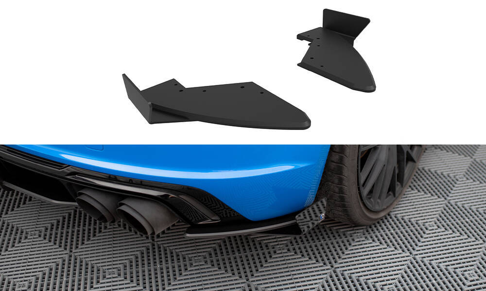 Maxton - STREET PRO REAR SIDE SPLITTERS + FLAPS AUDI TT S 8S FACELIFT