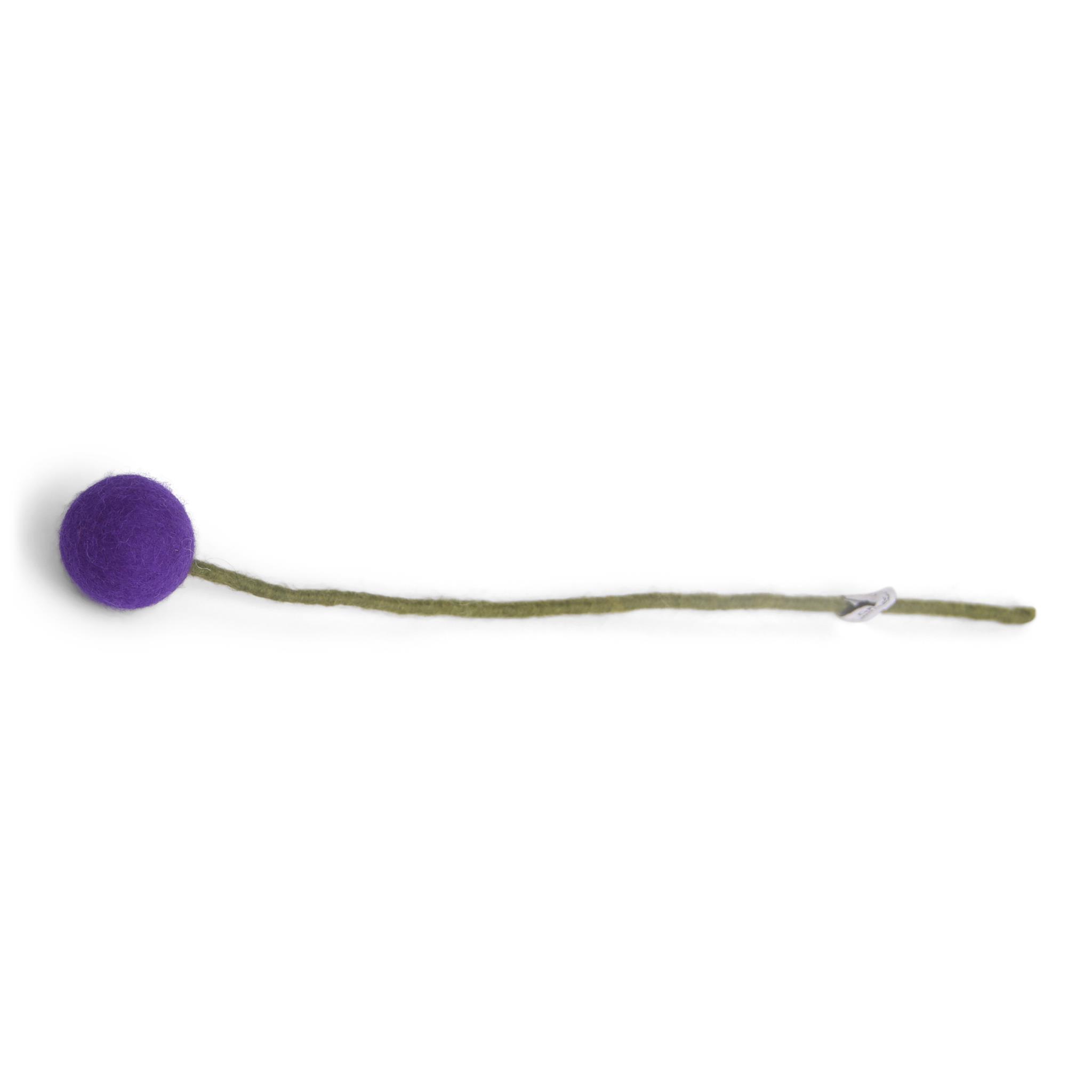 Ball flower 3cm Purple