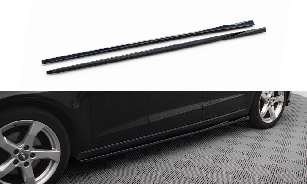 Maxton - SIDE SKIRTS DIFFUSERS AUDI A3 SPORTBACK 8V FACELIFT