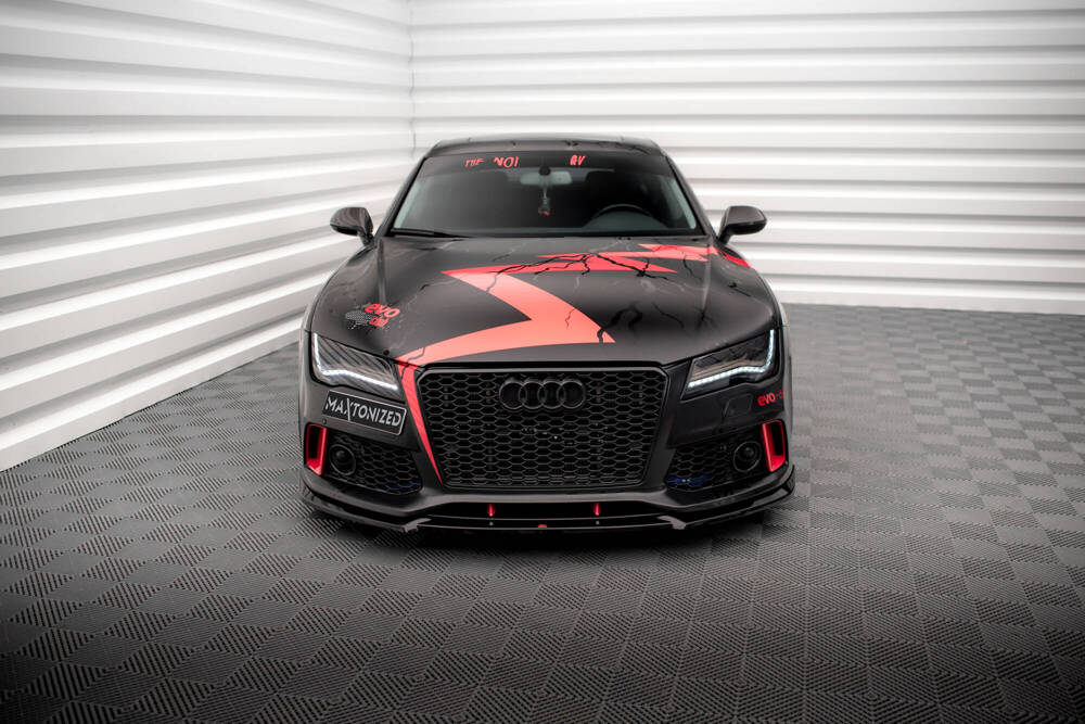 Maxton - FRONT SPLITTER AUDI A7 RS7 LOOK C7 - 2
