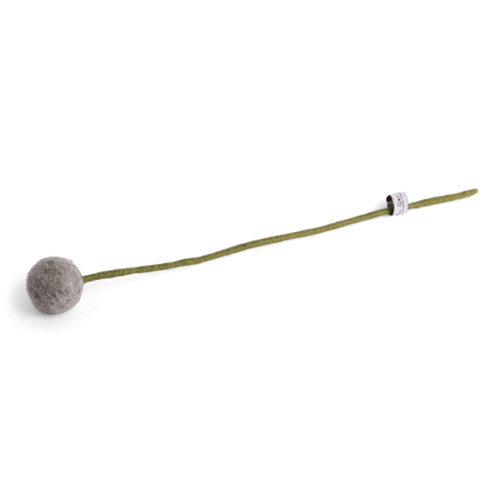 Ball flower 3cm Natural gray