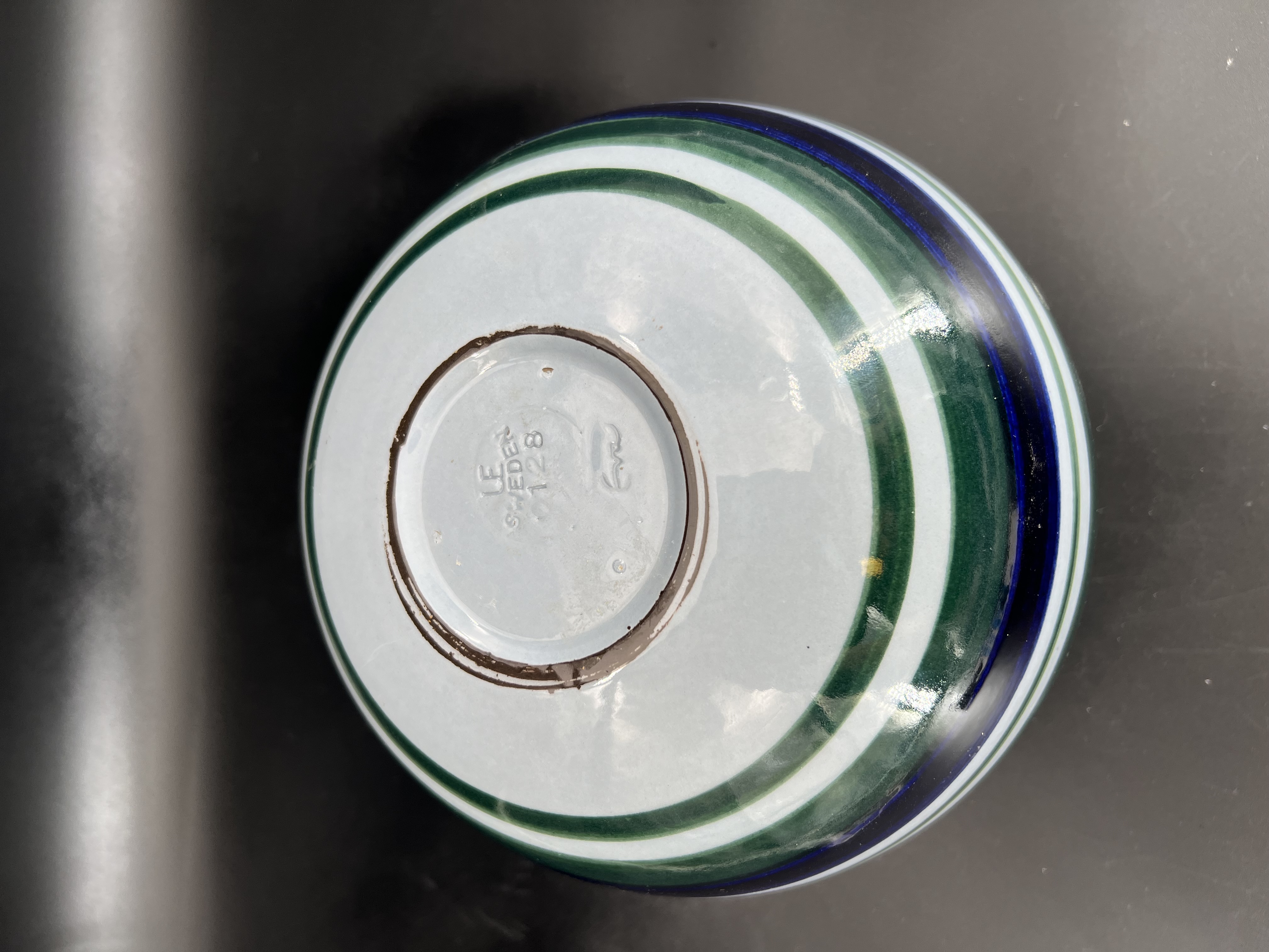 Upsala Ekeby UE " Ärtan " Eva Fahlcrantz bowl/outer lining - 4