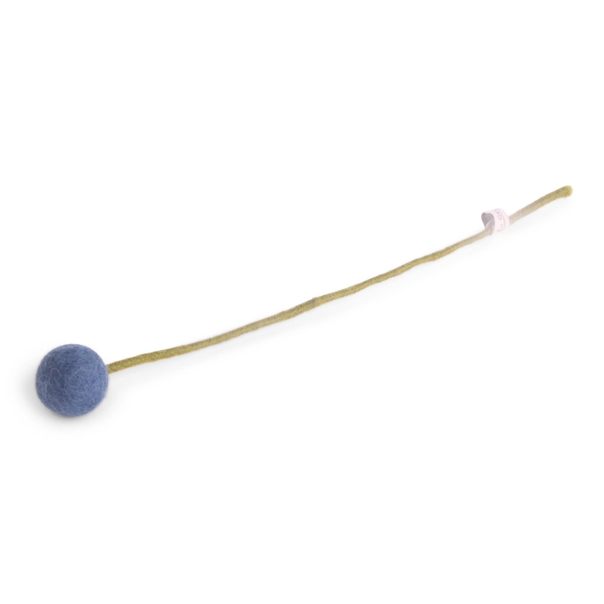 Ball flower 3cm Natural blue