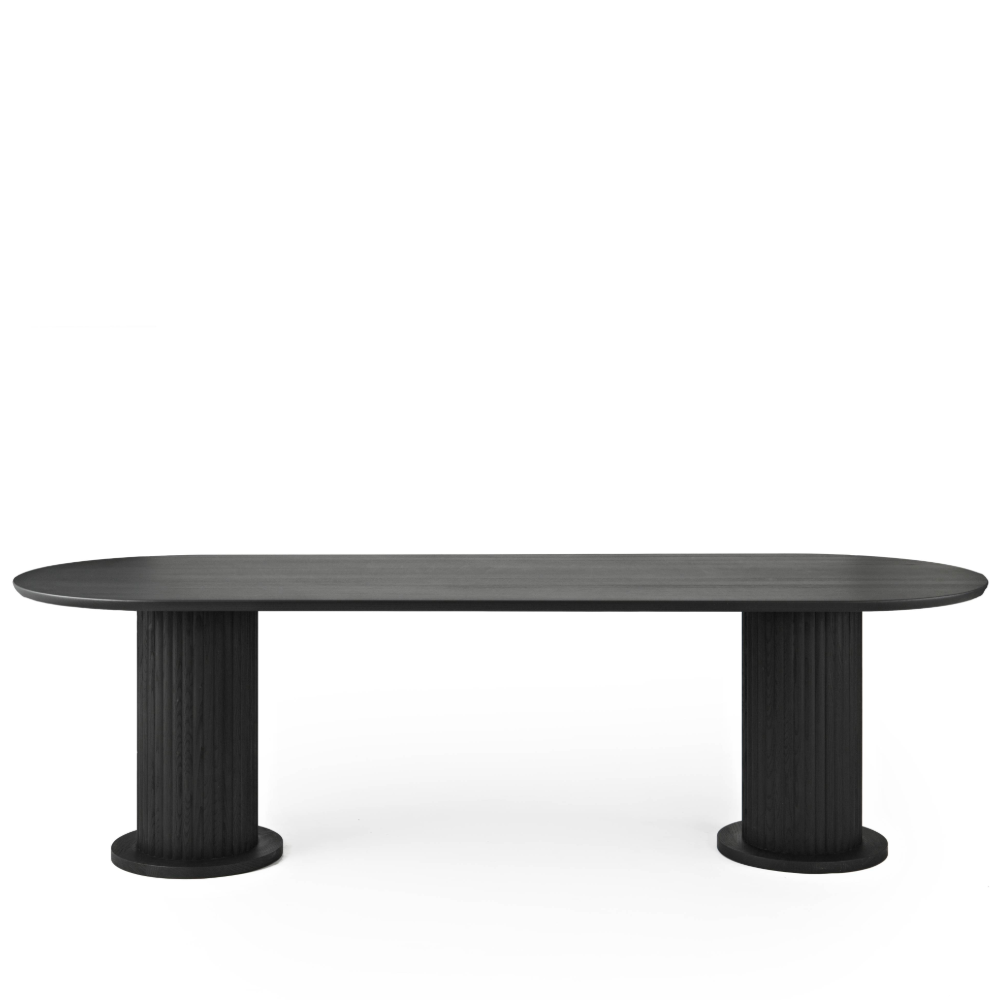 Velvet Oblong Dining Table - Ash (several choices) - Kristensen & Kristensen - 3