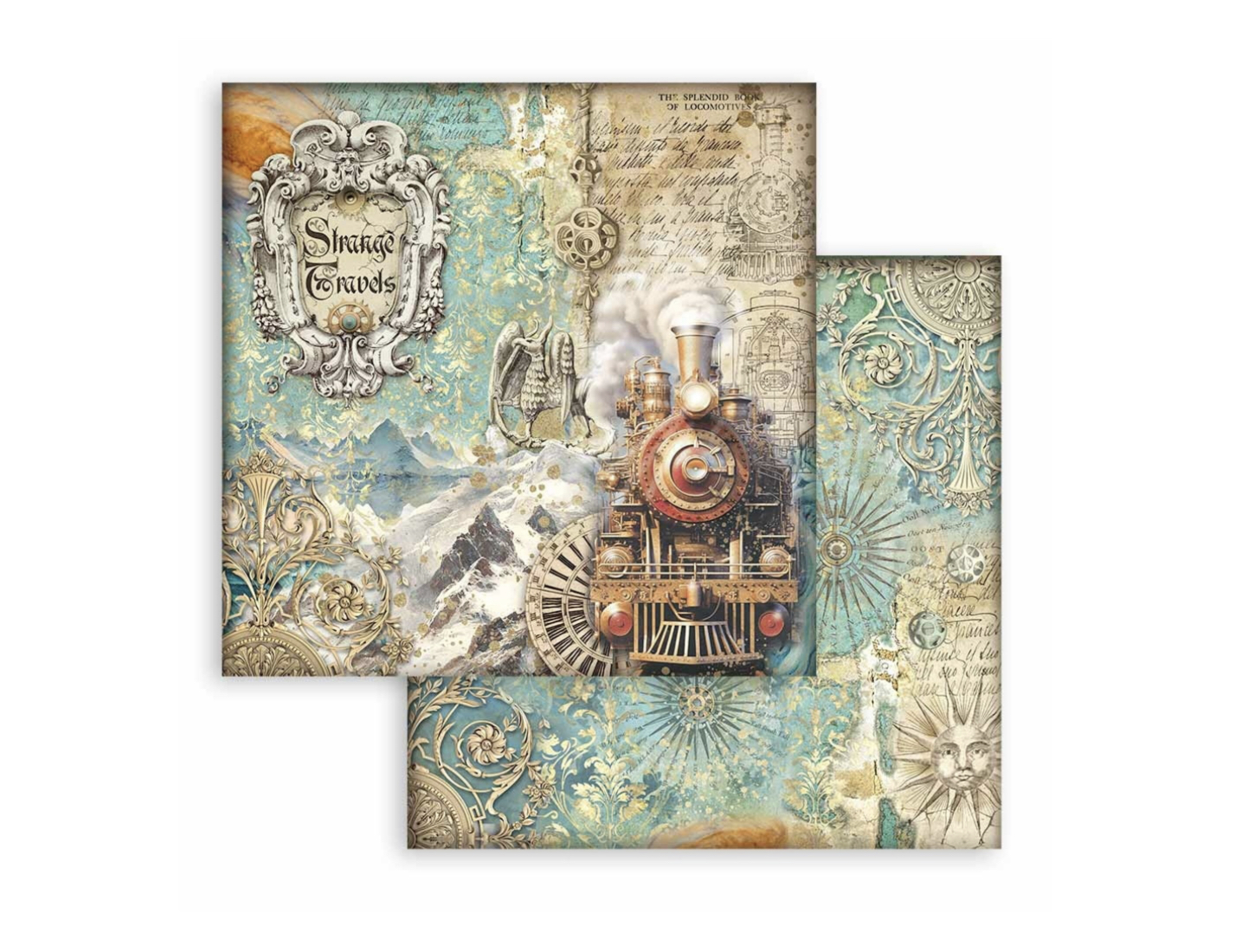 Stamperia Paper Pad 12X12 - Sir Vagabond in Fantasy World - 10